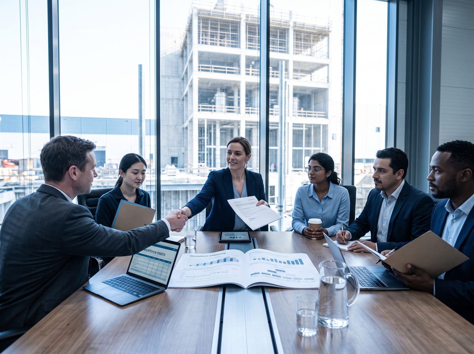 Staffing – business meeting